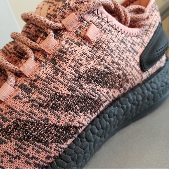 Adidas PureBOOST Running Peach/Grey Size 11 - Picture 11 of 14